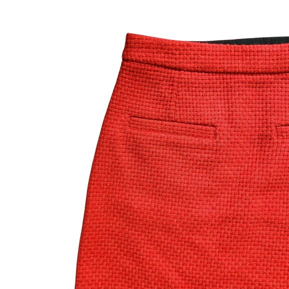 1.State Red Tweed Short Special Occasion Mini Knit Skirt Womens Size 4 - Picture 9 of 15